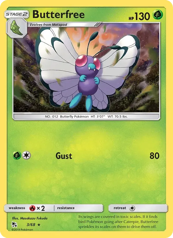 Butterfree 3/68 Destinos Ocultos