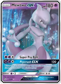 Mewtwo GX 31 Destinos Ocultos