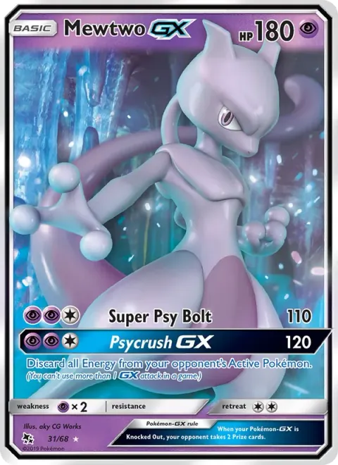 Mewtwo GX 31/68