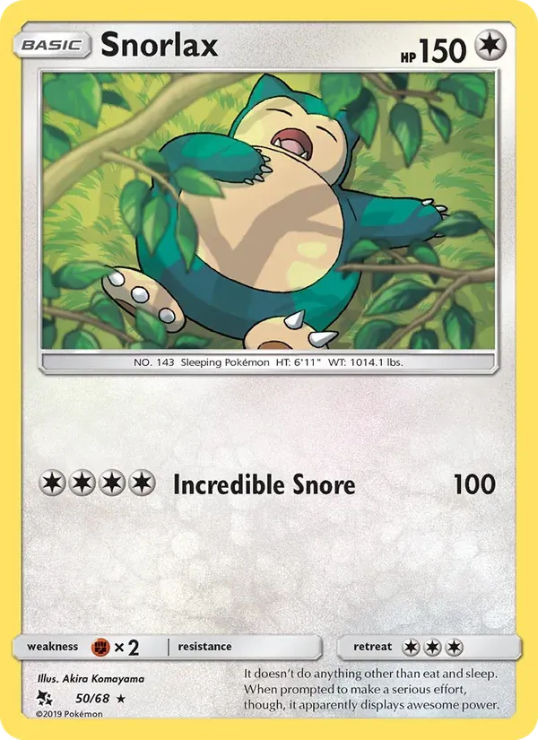 Snorlax 50/68 Destinos Ocultos