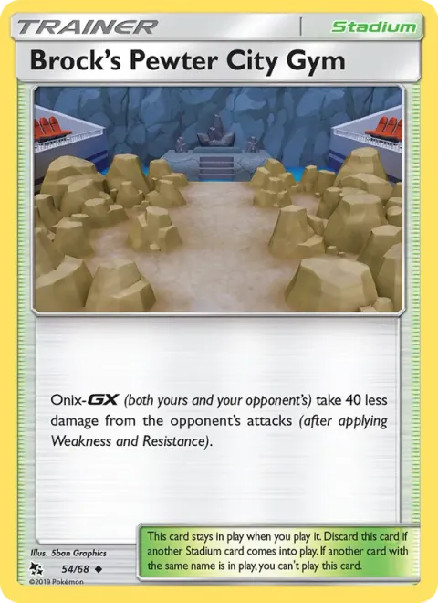 Brock’s Pewter City Gym 54/68