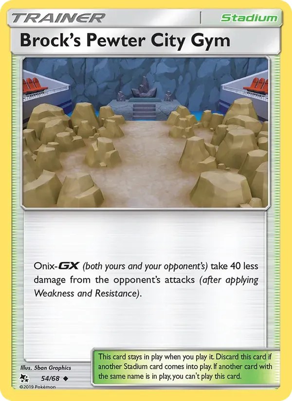 Brock’s Pewter City Gym 54/68 Destinos Ocultos