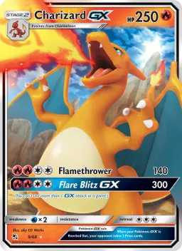 Charizard GX 9 Destinos Ocultos
