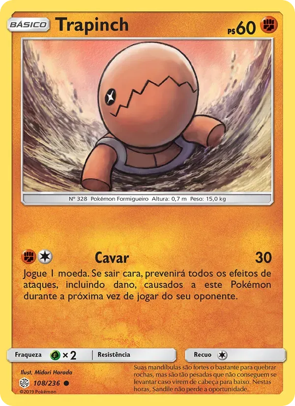 Trapinch 108/236 Eclipse Cósmico