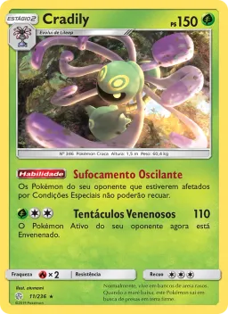 Cradily 11 Eclipse Cósmico