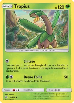 Tropius 12 Eclipse Cósmico
