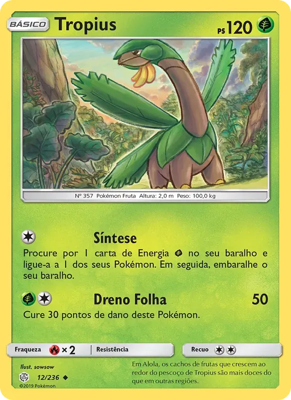 Tropius 12/236 Eclipse Cósmico