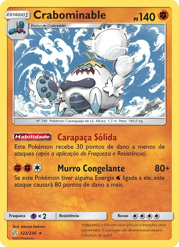Crabominable 122/236 Eclipse Cósmico