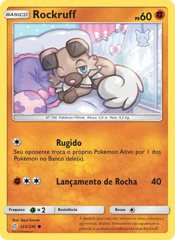 Rockruff 123/236 Eclipse Cósmico