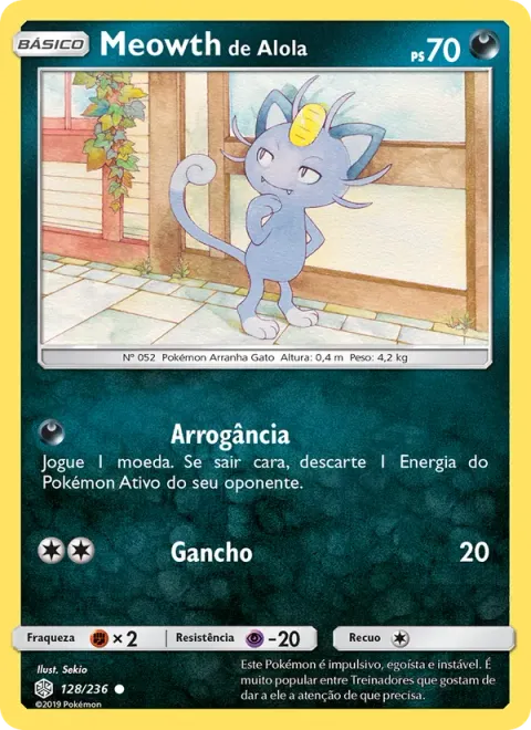 Meowth de Alola 128/236