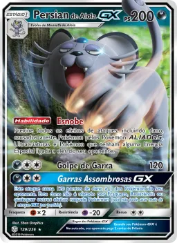 Persian de Alola GX 129 Eclipse Cósmico