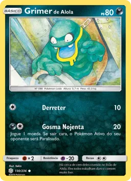 Grimer de Alola 130 Eclipse Cósmico