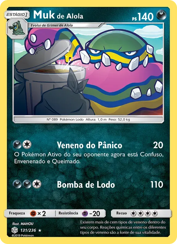 Muk de Alola 131/236 Eclipse Cósmico