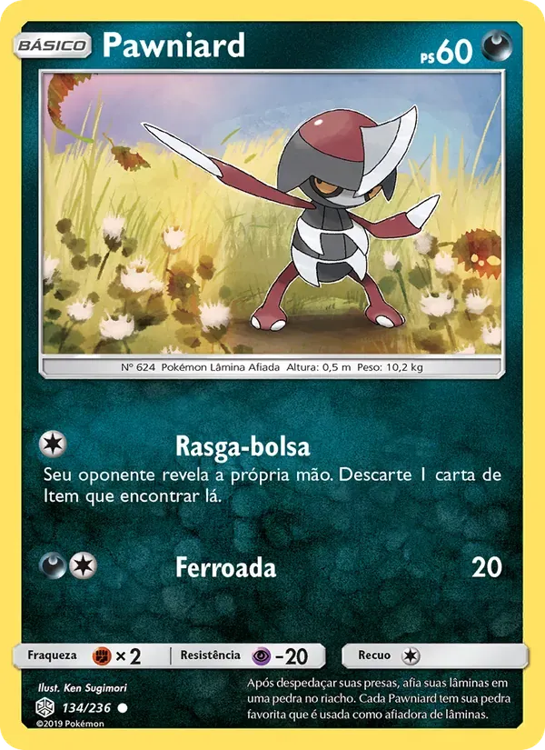 Pawniard 134/236 Eclipse Cósmico