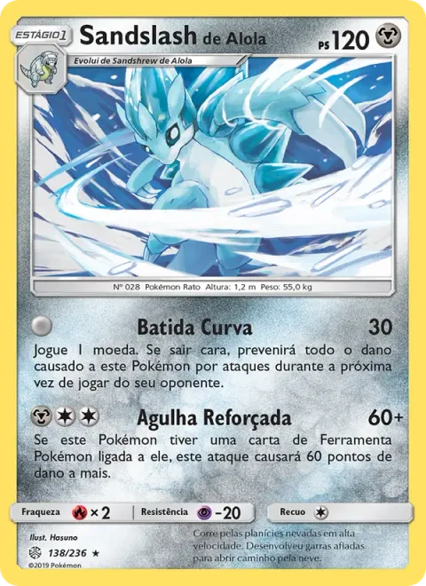 Sandslash de Alola 138/236