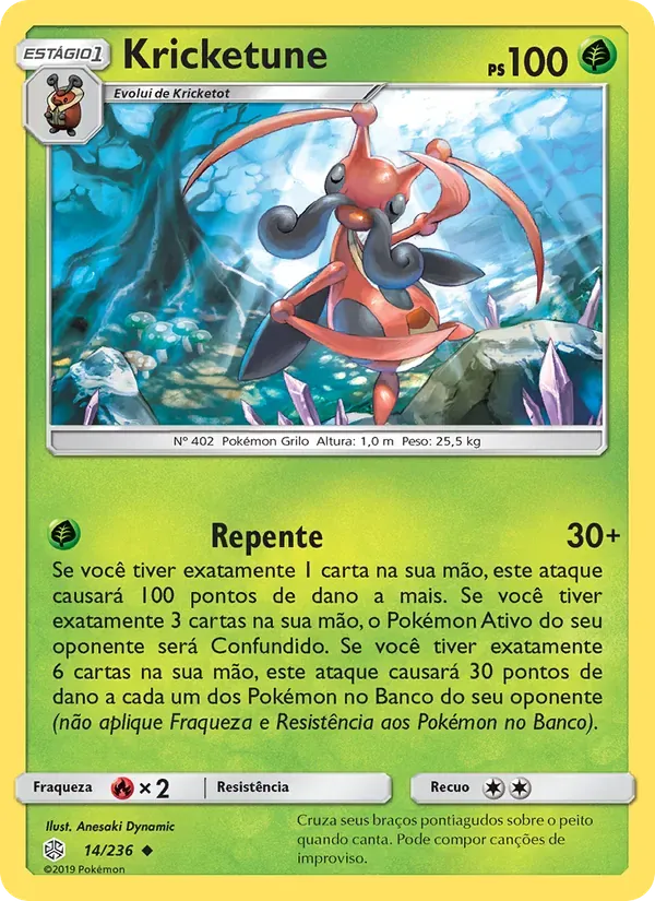 Kricketune 14/236 Eclipse Cósmico
