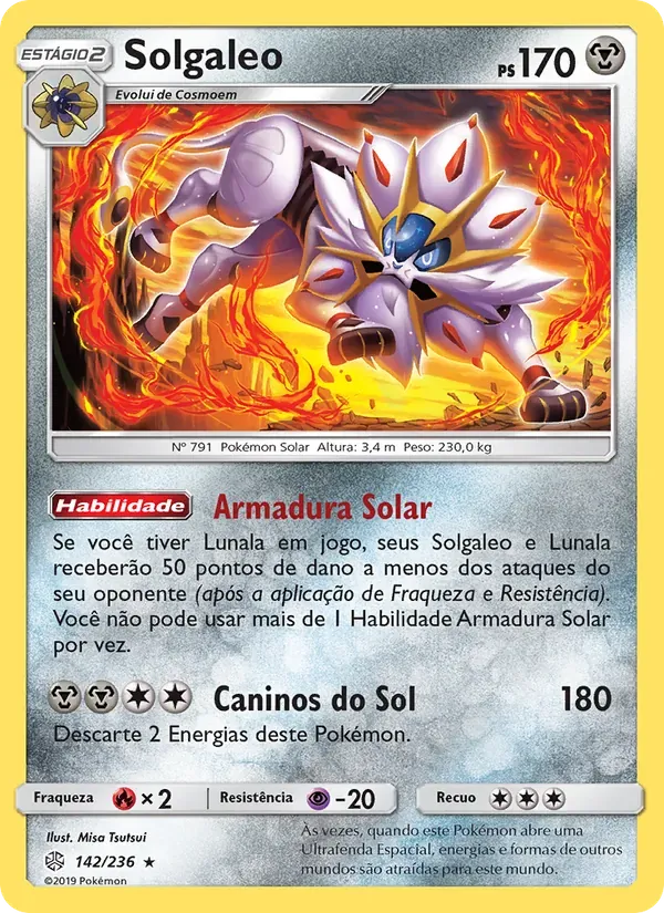Solgaleo 142/236 Eclipse Cósmico