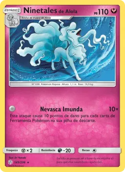 Ninetales de Alola 145 Eclipse Cósmico