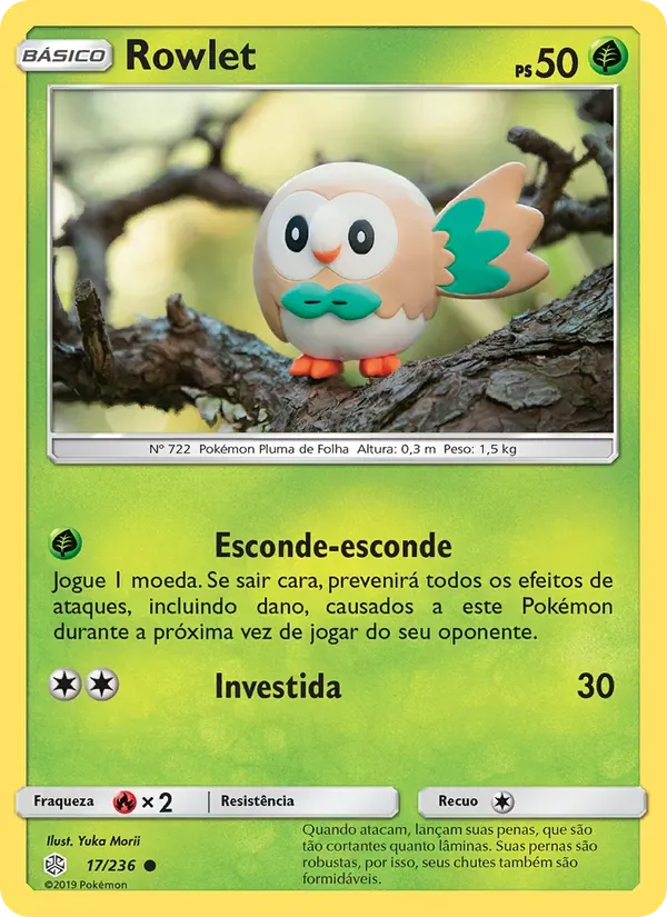 Rowlet 17/236 Eclipse Cósmico