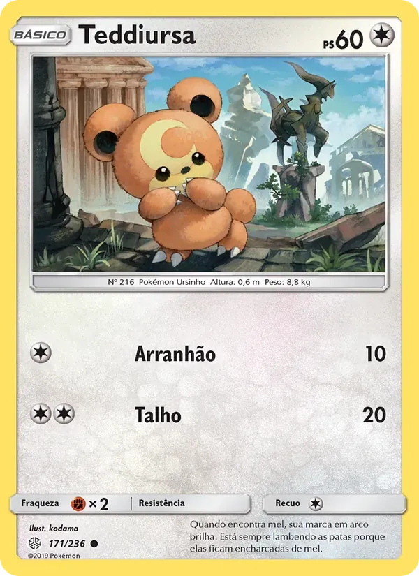 Teddiursa 171/236 Eclipse Cósmico