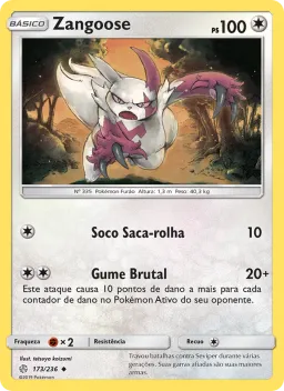 Zangoose 173 Eclipse Cósmico