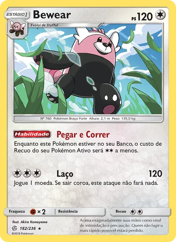 Bewear 182/236 Eclipse Cósmico
