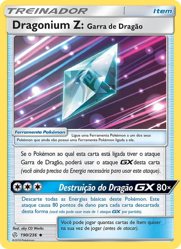 Dragonium Z: Garra de Dragão 190/236 Eclipse Cósmico