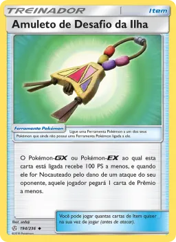 Amuleto de Desafio da Ilha 194 Eclipse Cósmico