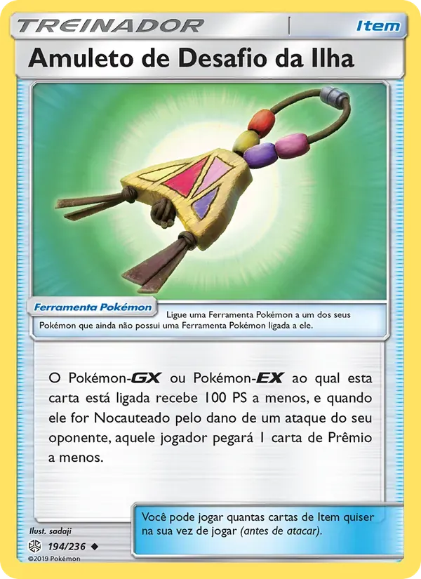 Amuleto de Desafio da Ilha 194/236 Eclipse Cósmico