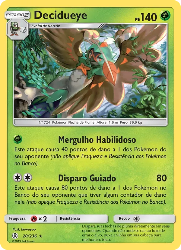 Decidueye 20/236 Eclipse Cósmico