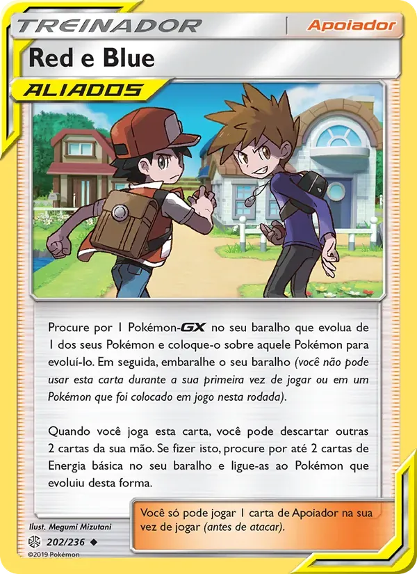 Red e Blue 202/236 Eclipse Cósmico