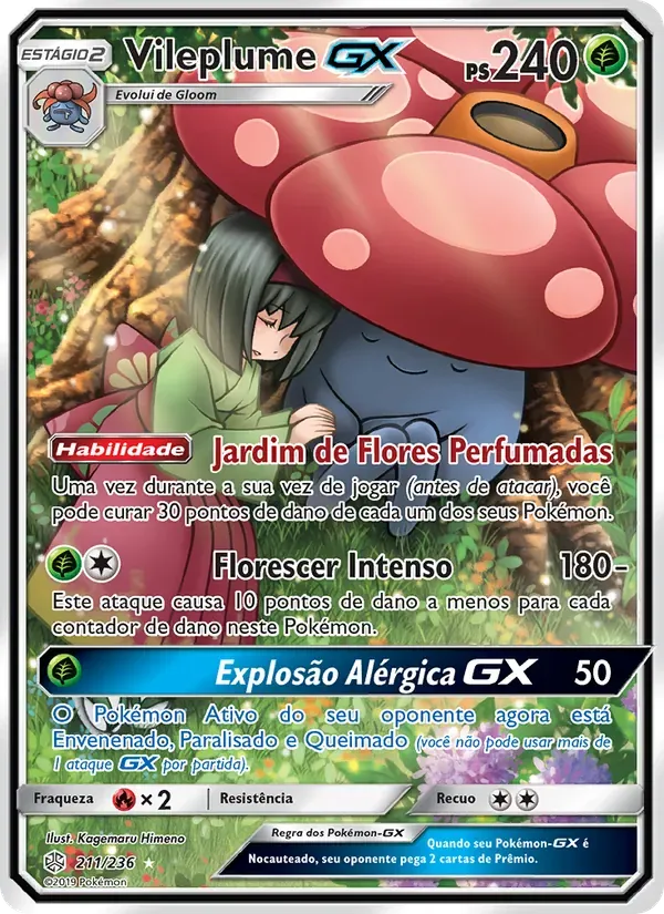 Vileplume GX 211/236 Eclipse Cósmico