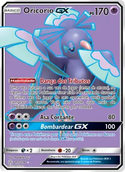 Oricorio GX 217 Eclipse Cósmico