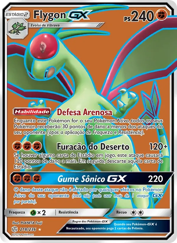 Flygon GX 218/236 Eclipse Cósmico