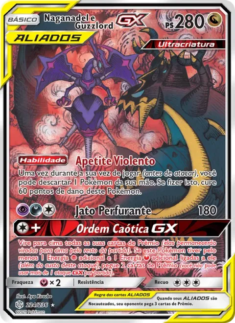 Naganadel e Guzzlord GX 224/236