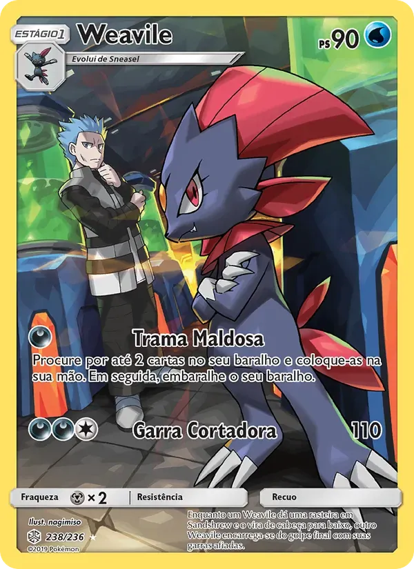 Weavile 238/236 Eclipse Cósmico