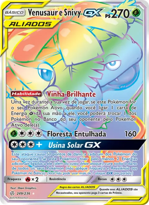 Venusaur e Snivy GX 249/236