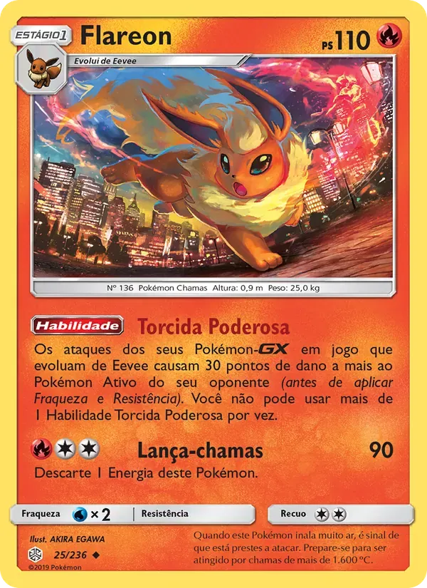 Flareon 25/236 Eclipse Cósmico