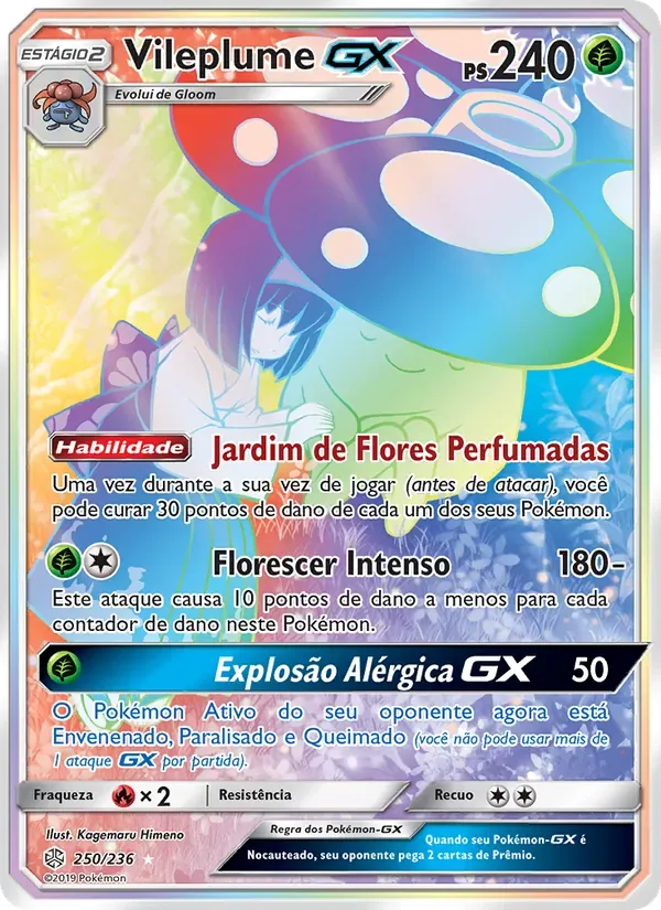 Vileplume GX 250/236 Eclipse Cósmico
