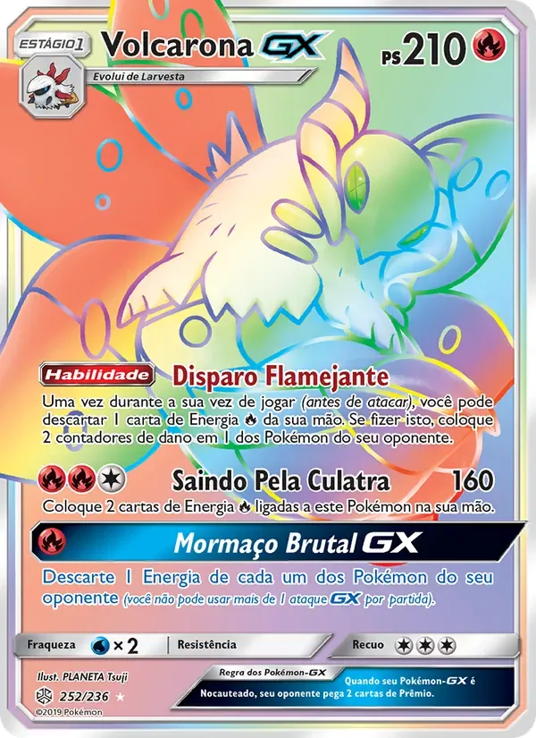 Volcarona GX 252/236 Eclipse Cósmico