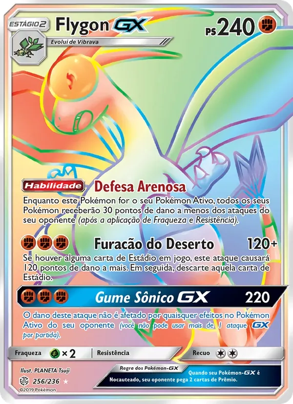 Flygon GX 256/236 Eclipse Cósmico