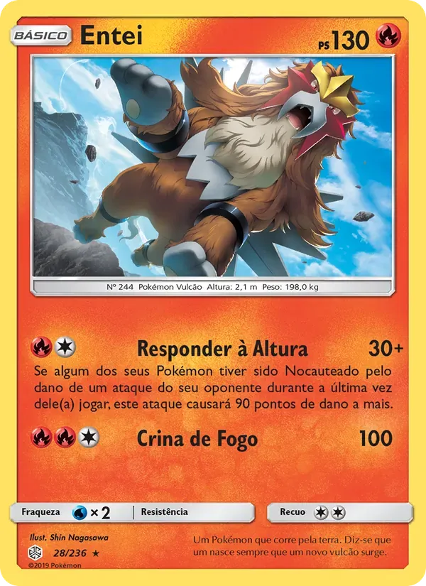 Entei 28/236 Eclipse Cósmico