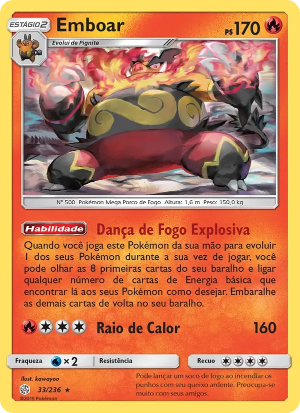 Emboar 33/236 Eclipse Cósmico