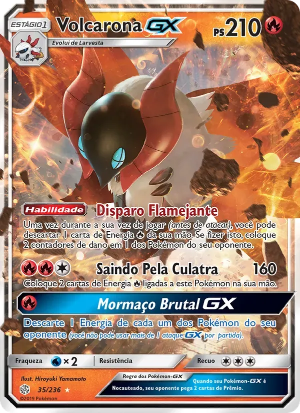Volcarona GX 35/236 Eclipse Cósmico