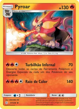 Pyroar 37 Eclipse Cósmico