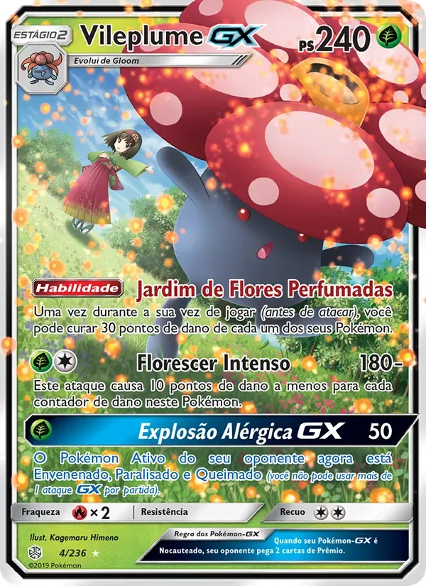 Vileplume GX 4/236 Eclipse Cósmico