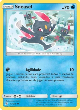 Sneasel 43 Eclipse Cósmico