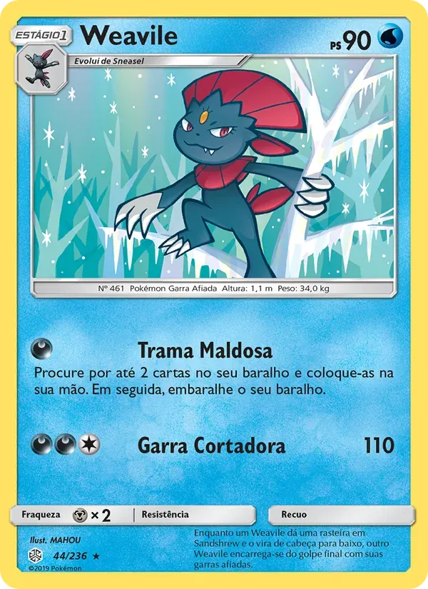 Weavile 44/236 Eclipse Cósmico