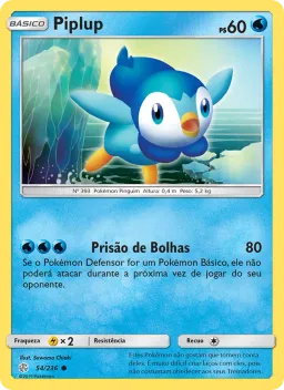 Piplup 54 Eclipse Cósmico