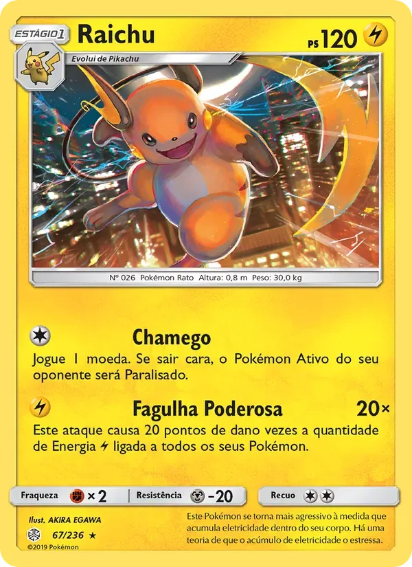 Raichu 67/236 Eclipse Cósmico